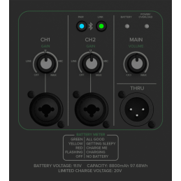 	Enceintes amplifiées sur batteries - Mackie - THRASH212 GO