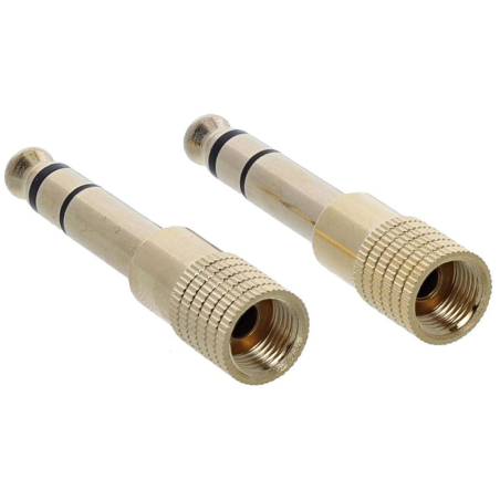 Connecteurs jack 6,35 - Enova Hifi - HA635SC GOLD PACK2