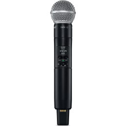 Micros chant - Shure - SLXD2 SM58 K59