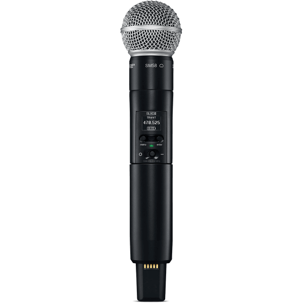 Micros chant - Shure - SLXD2 SM58 K59