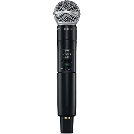 Micros chant - Shure - SLXD2 SM58 K59