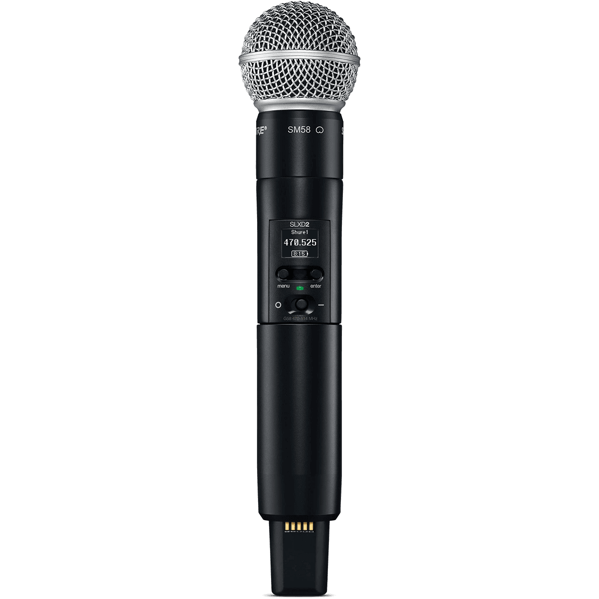 Micros chant - Shure - SLXD2 SM58 K59