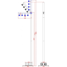 	Projecteurs sur batteries - BriteQ - BT-AKKUPOLE