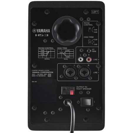 Enceintes monitoring de studio - Yamaha - HS 3 (LA PAIRE - NOIR)