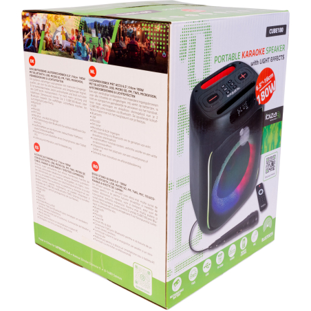 Enceintes Bluetooth Portables - Ibiza Sound - CUBE180