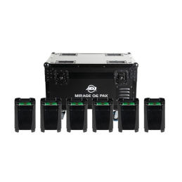 	Projecteurs sur batteries - ADJ - MIRAGE Q6 PAK (NOIR)