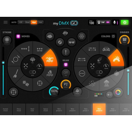 	Logiciels DMX - ADJ - MYDMX GO