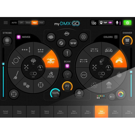 Logiciels DMX - ADJ - MYDMX GO