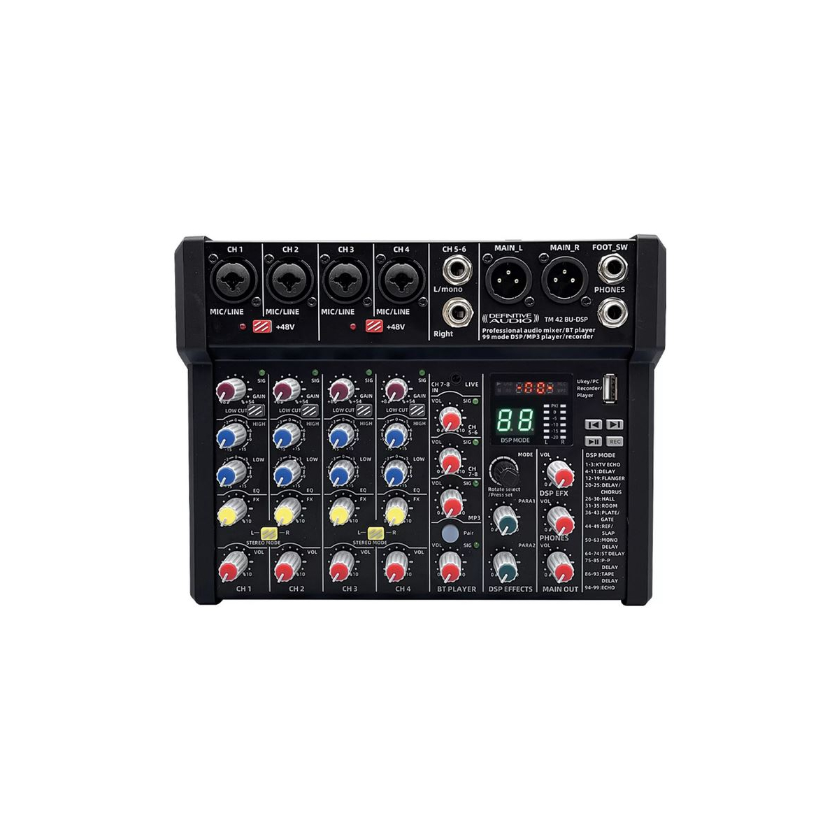 Consoles analogiques - Definitive Audio - TM 42 BU DSP