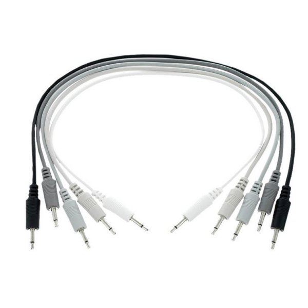 Câbles audio patch - Moog - SET 5 CABLES MINI JACK MONO... Câbles audio patch - Moog - SET 5 CABLES MINI JACK MONO...