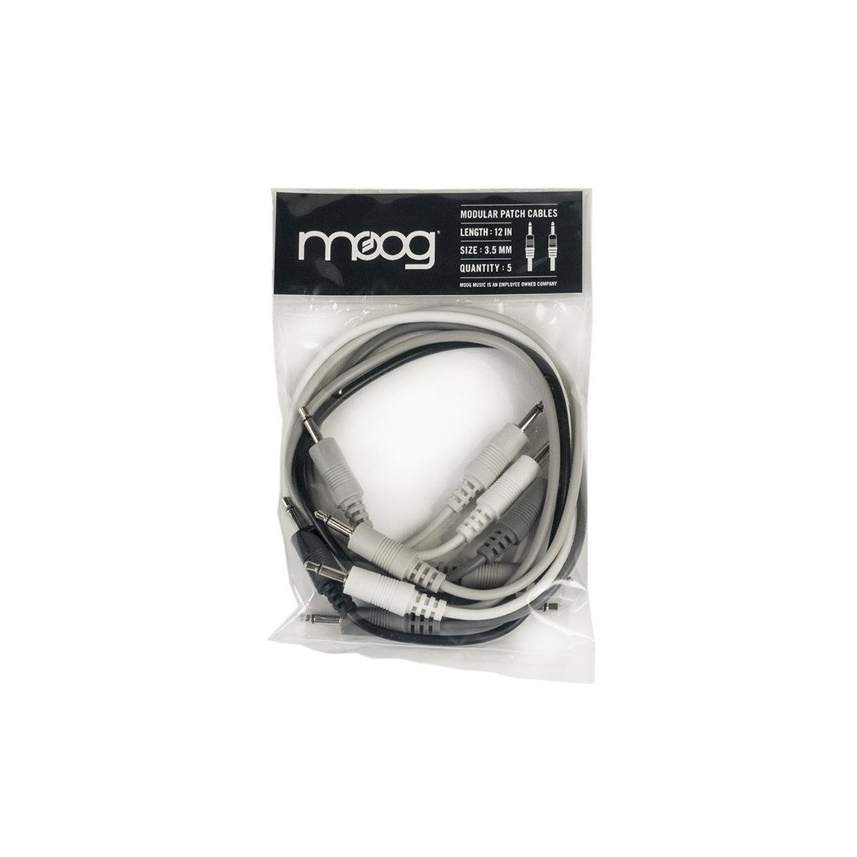 Câbles JACK / JACK - Moog - SET 5 CABLES MINI JACK MONO...