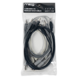 	Câbles JACK / JACK - Moog - SET 8CABLES MINI JACK MONO...