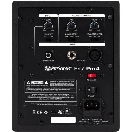 Enceintes monitoring de studio - Presonus - ERIS PRO 4