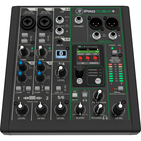 Consoles analogiques - Mackie - PROFX6V3+