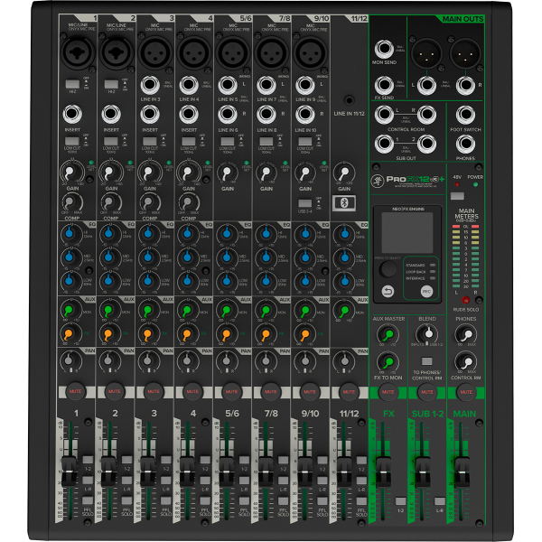 Consoles analogiques - Mackie - PROFX12V3+