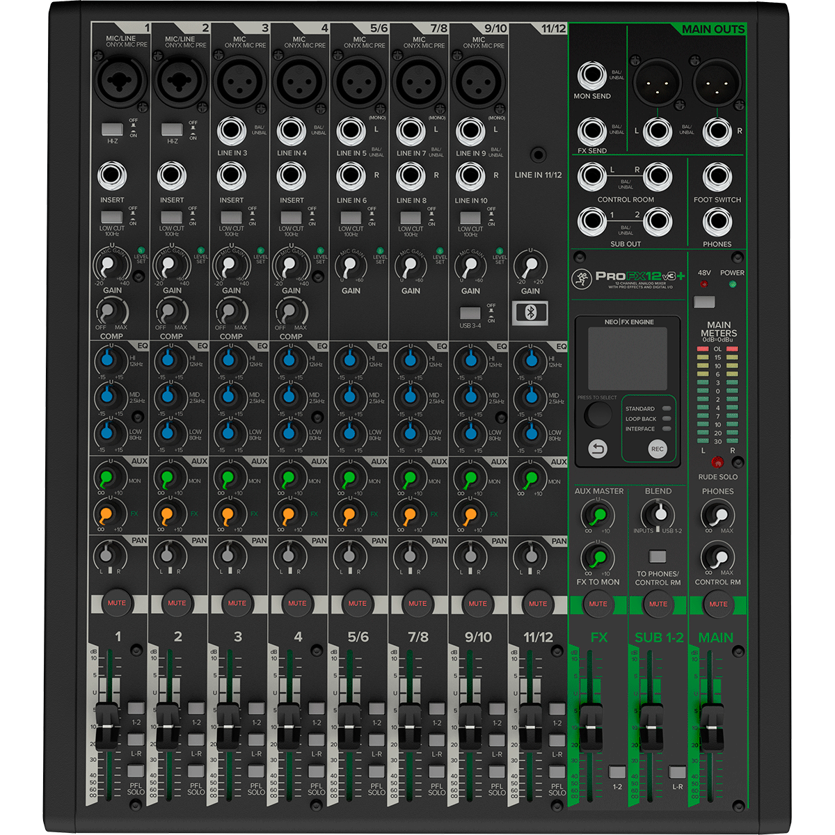 Consoles analogiques - Mackie - PROFX12V3+