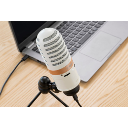 	Micros Podcast et radio - Yamaha - YCM01 USB (BLANC)