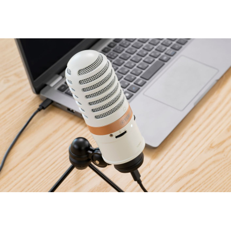 Micros Podcast et radio - Yamaha - YCM01 USB (BLANC)