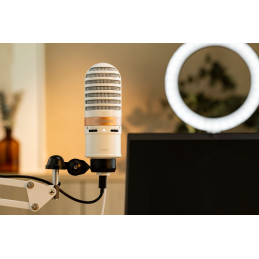 	Micros Podcast et radio - Yamaha - YCM01 USB (BLANC)