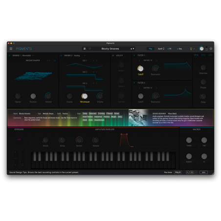 Logiciels instruments virtuels - Arturia - PIGMENTS 5