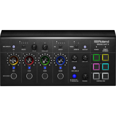 Tables de mixage numériques - Roland - BRIDGE CAST X