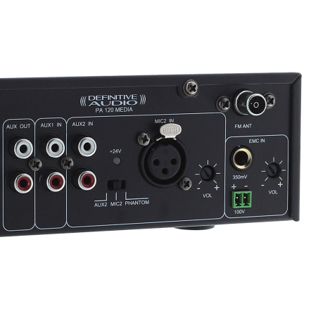 Ampli ligne 100V - Definitive Audio - PA 120 MEDIA