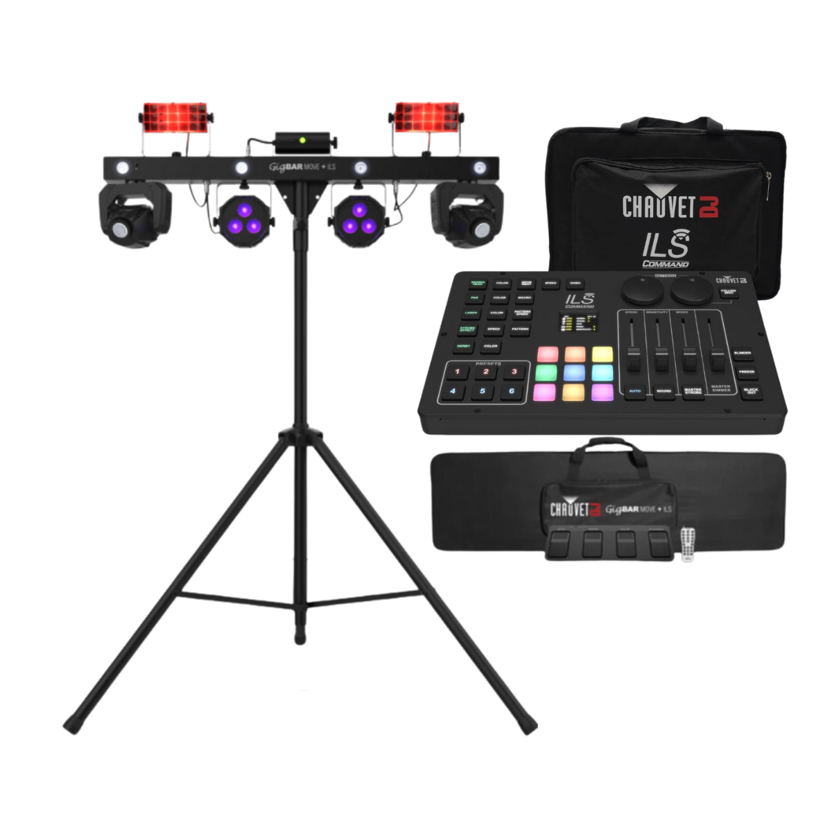Pack Jeux de lumière - Chauvet DJ - PACK GIGBAR MOVE + ILS +...