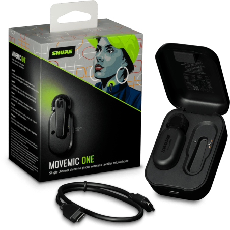 Micros pour caméras sans fil - Shure - MOVEMIC ONE