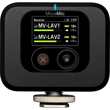 Micros pour caméras sans fil - Shure - MOVEMIC RECEIVER