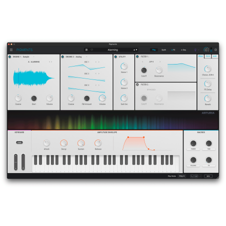 Logiciels instruments virtuels - Arturia - PIGMENTS 5 EDU