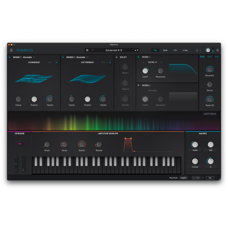 Logiciels instruments virtuels - Arturia - PIGMENTS 5 EDU