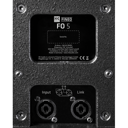 Enceintes passives - HK Audio - FINEO FO 5 (NOIR)