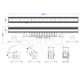 	Barres led extérieures - BriteQ - BTI-BEAMBAR18