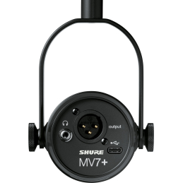 	Micros Podcast et radio - Shure - MV7+ (NOIR)