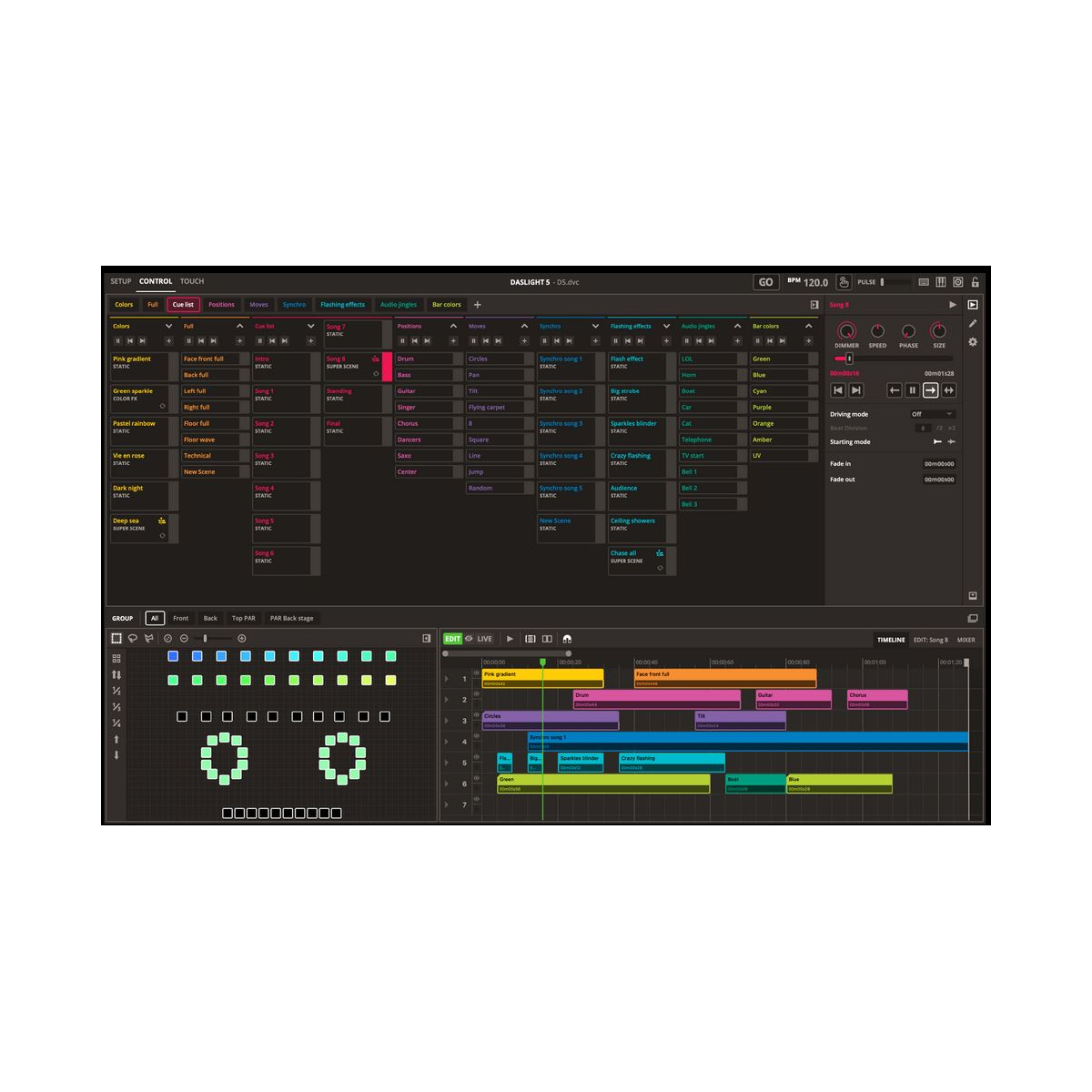 Daslight DVC GOLD - Logiciels DMX - Energyson