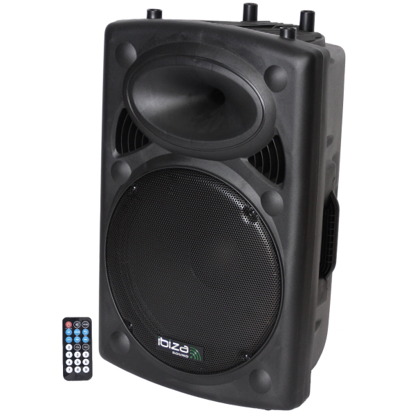 Enceintes amplifiées bluetooth - Ibiza Sound - SLK15A-TWS