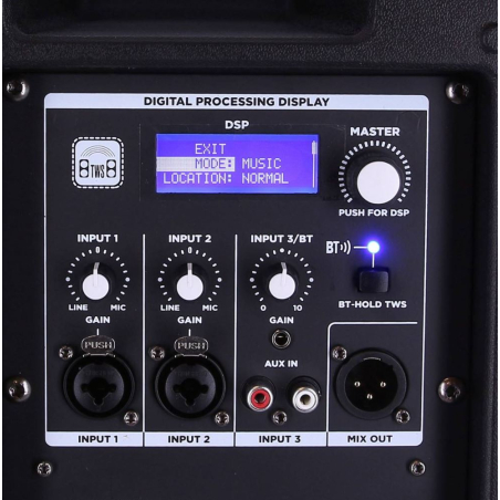 Enceintes amplifiées sur batteries - Definitive Audio - INPULSE 10 BA DSP