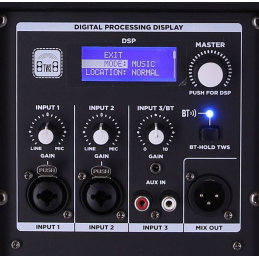 	Enceintes amplifiées sur batteries - Definitive Audio - INPULSE 15 BA DSP