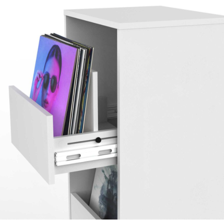 Meubles disques et Vinyles DJ - Glorious DJ - VINYL VAULT WHITE