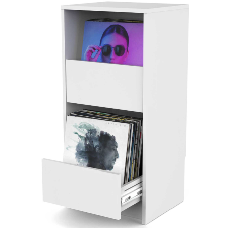 Meubles disques et Vinyles DJ - Glorious DJ - VINYL VAULT WHITE