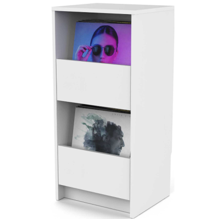 Meubles disques et Vinyles DJ - Glorious DJ - VINYL VAULT WHITE