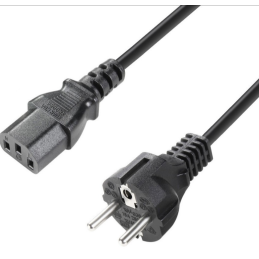 Câbles alimentation shucko cee - Adam Hall - 3 STAR PKD 0200