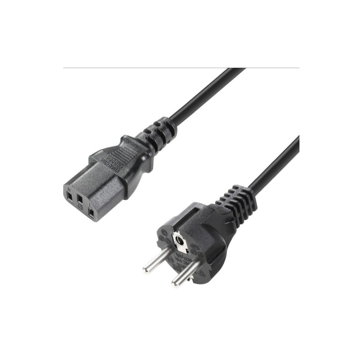 Câbles alimentation shucko cee - Adam Hall - 3 STAR PKD 0200 (2m)