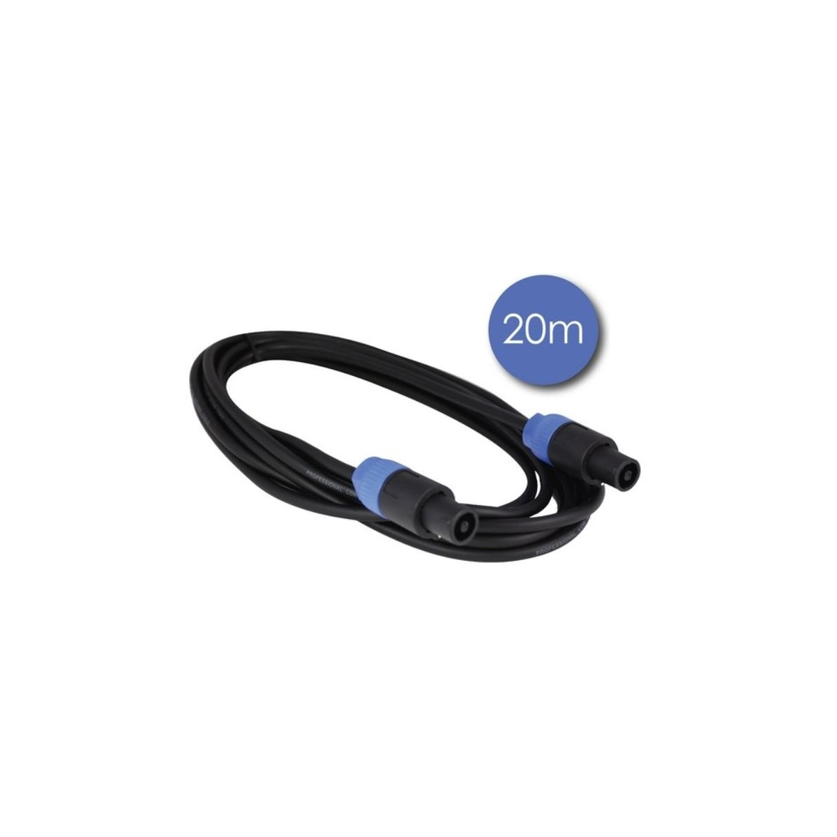 Câbles hauts parleurs SPEAKON - Power Acoustics - Accessoires - CAB 2041 (2x1,5mm - 20m)