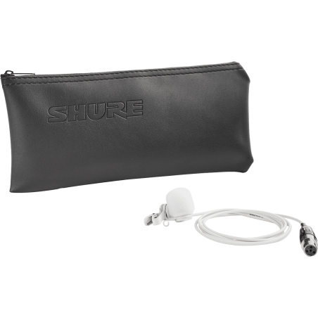 Micros cravate - Shure - WL185MW (BLANC)