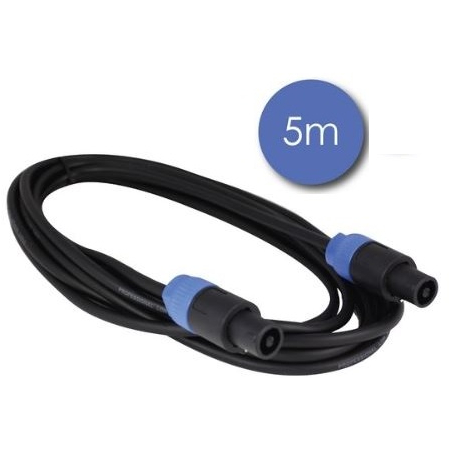 Câbles hauts parleurs SPEAKON - Power Acoustics - Accessoires - CAB 2039 (2x1,5mm - 5m)