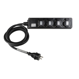 Multiprises secteur - Hilec - MULTISOCKET4PRO-F-3M (3m)