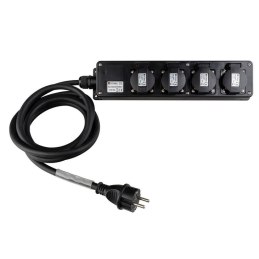 Multiprises secteur - Hilec - MULTISOCKET4PRO F 5M (5m)