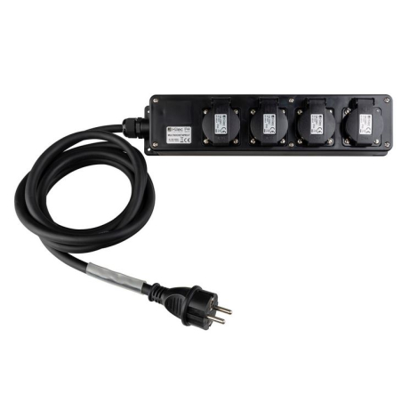 Multiprises secteur - Hilec - MULTISOCKET4PRO F 5M (5m)