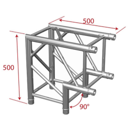 	Structures Alu Quatro 290 Charge Lourde Silver - ConteStage - QUATRO-A01